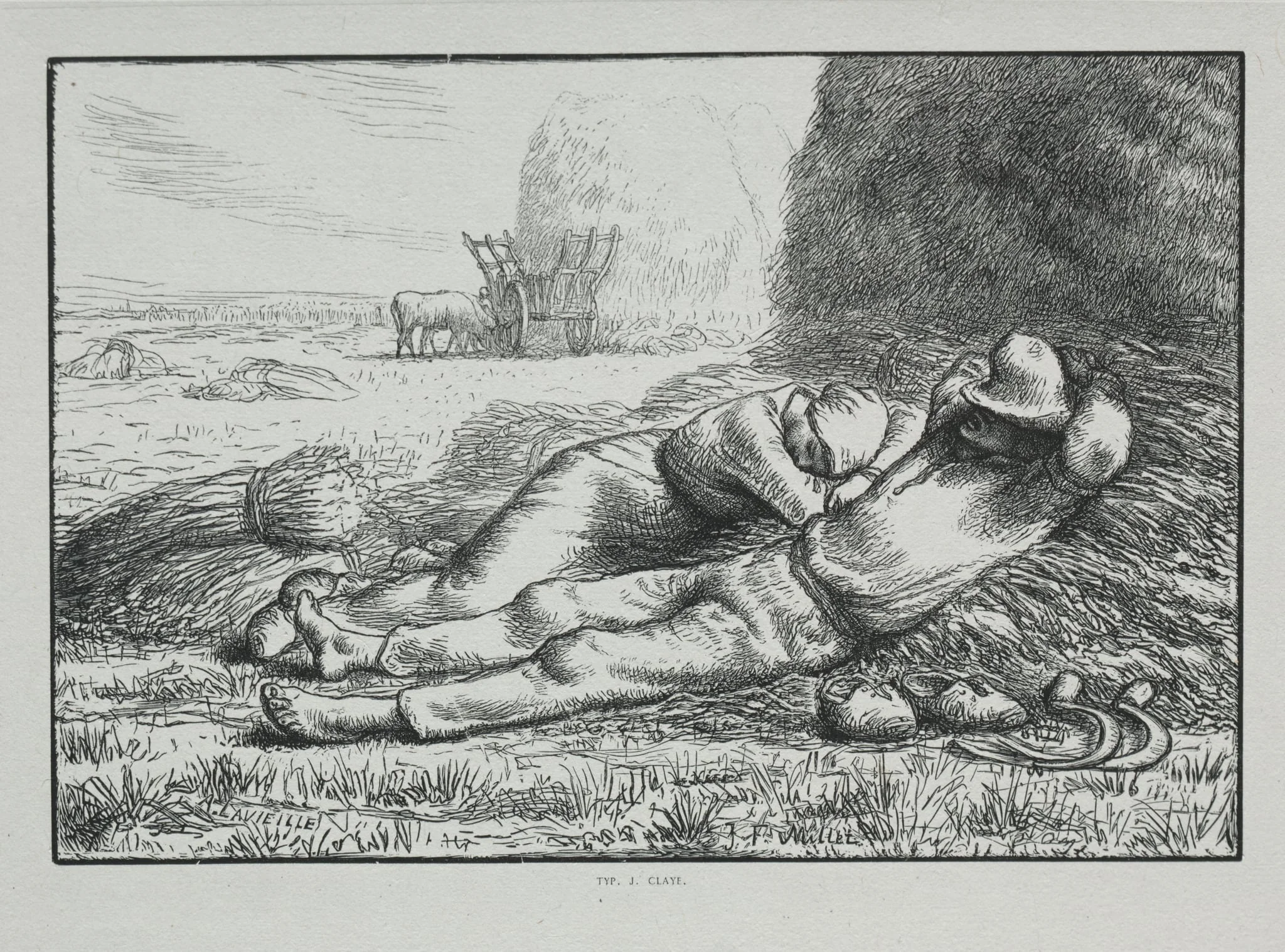Four Hours of the Day: Noon, detail