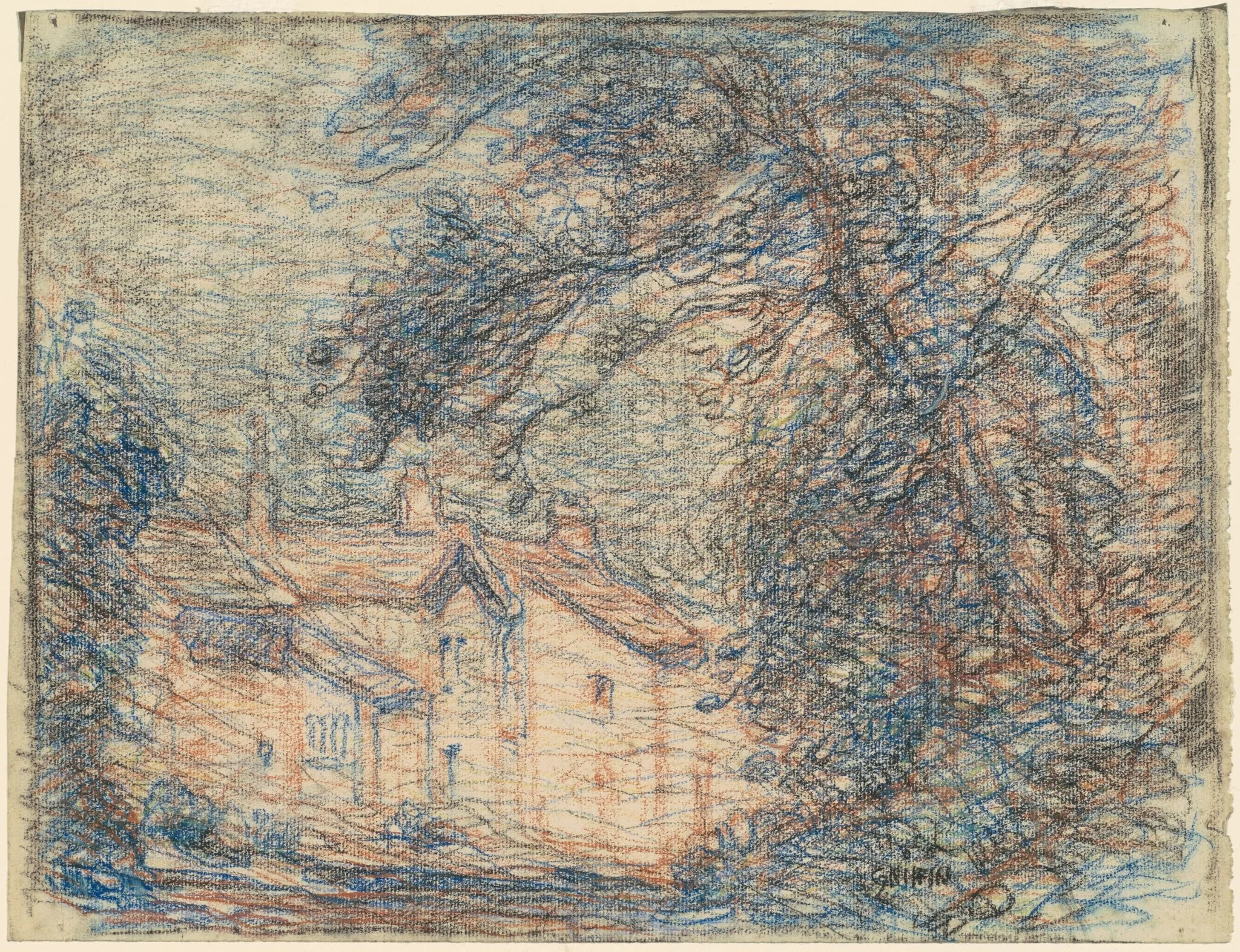 Village Street, detail