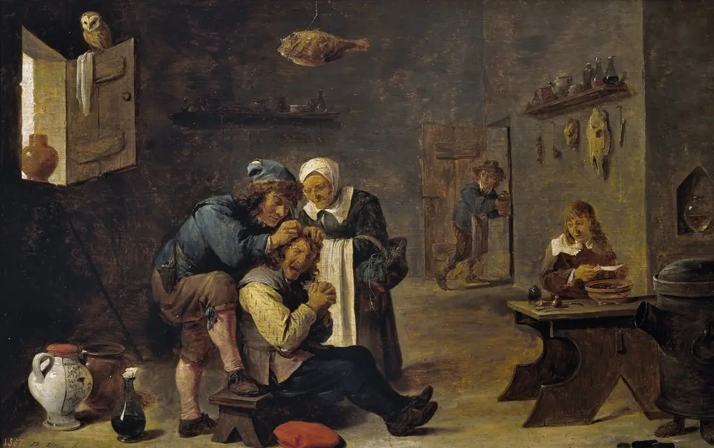 Operación quirúrgica, by David Teniers the Younger, oil, 1601