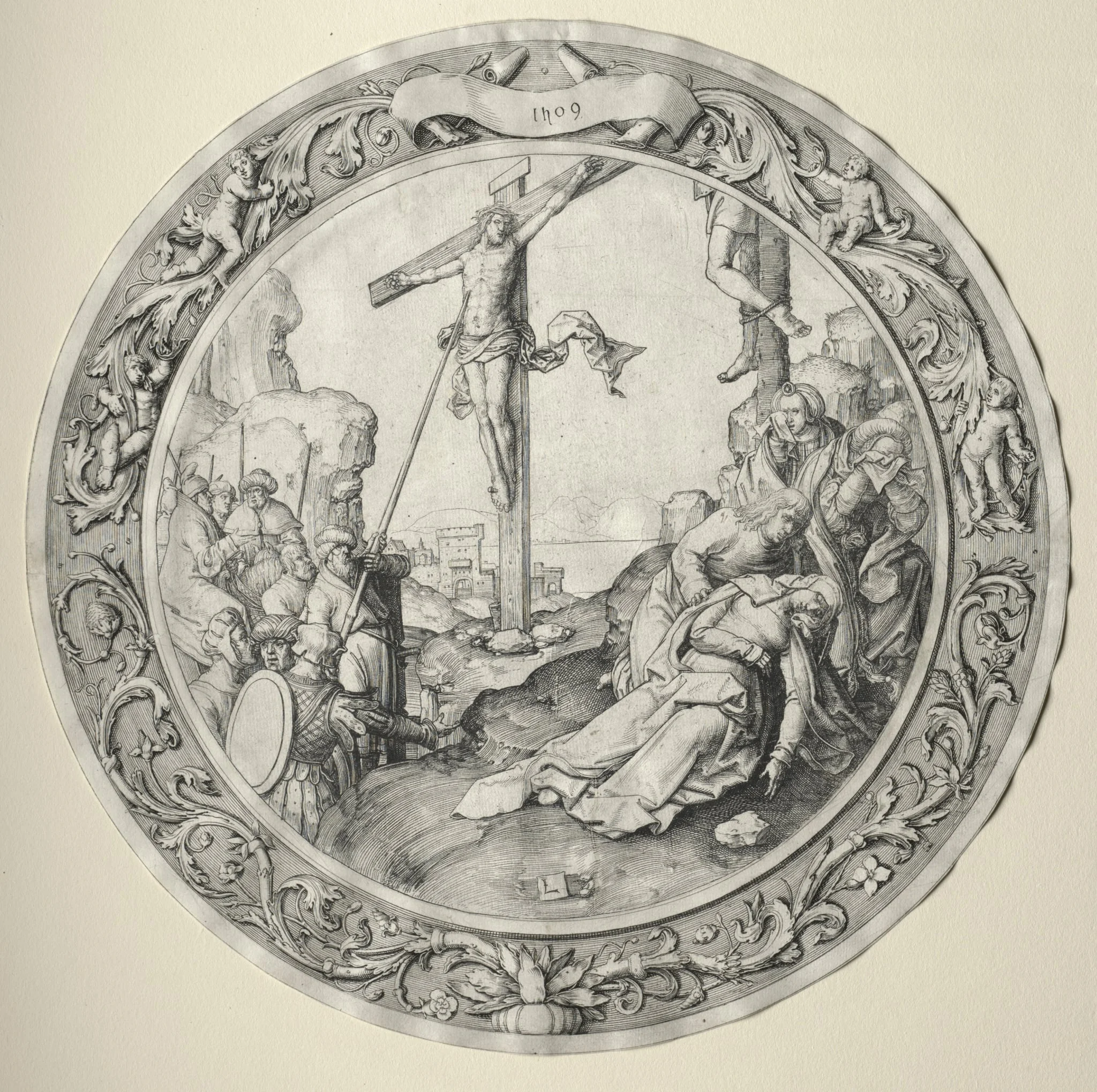 The Round Passion: The Crucifixion, detail