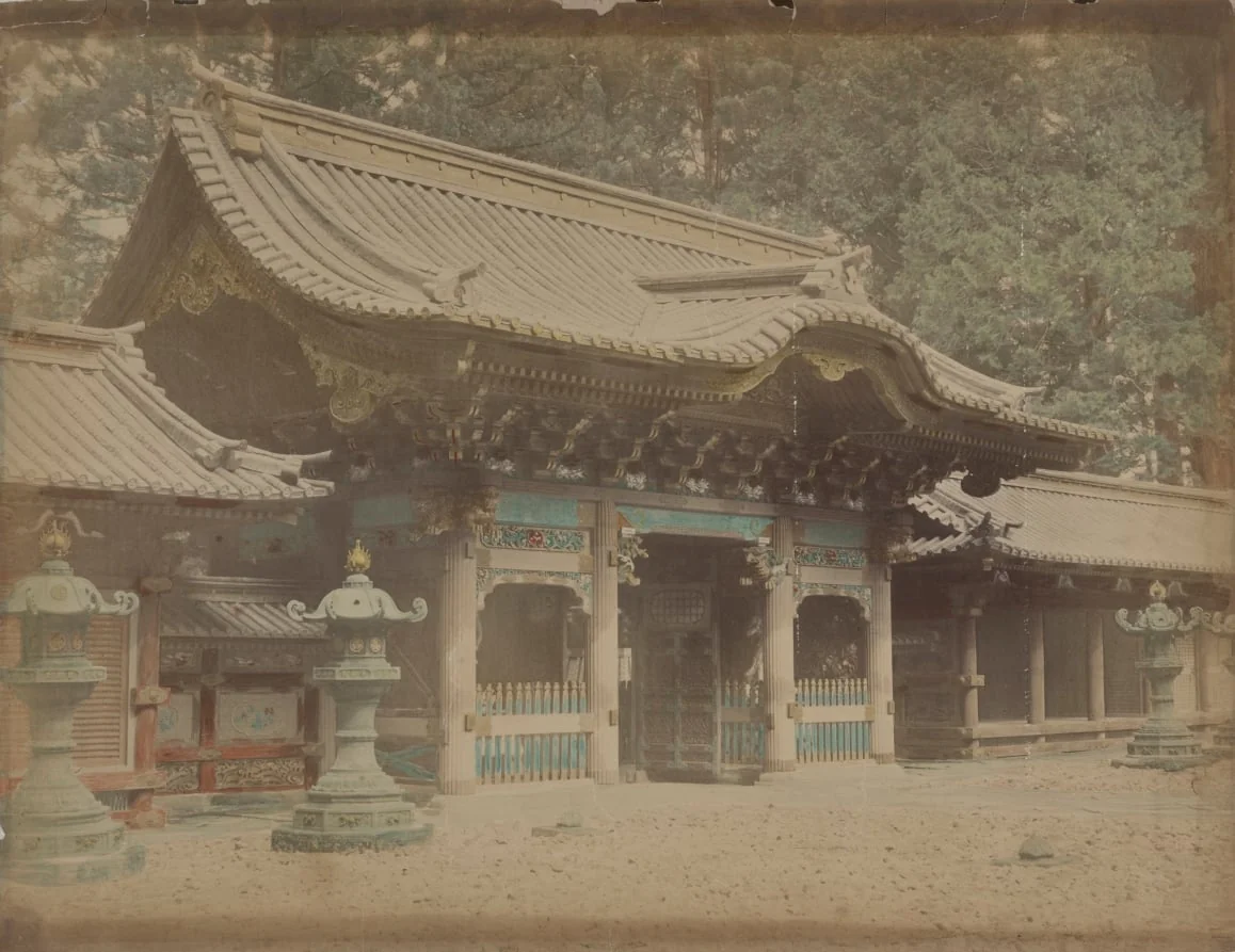 Yashamon Gate, Taiyuin Mausoleum, Nikko, Japan, detail