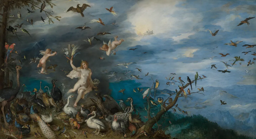 The Air, by Jan Brueghel, the elder, oil, 1608