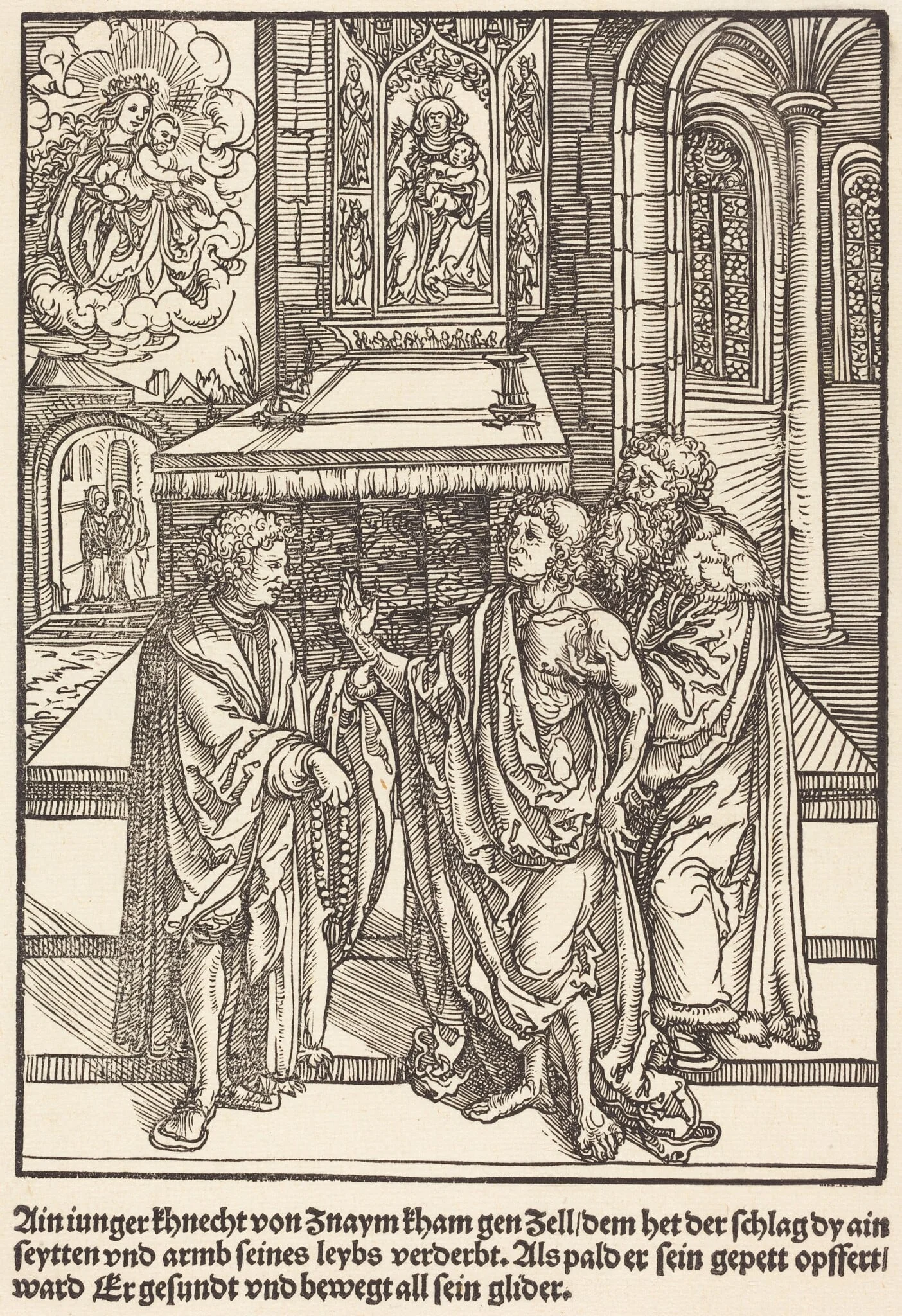 Ain iunger Khnacht von Znaym ..., detail