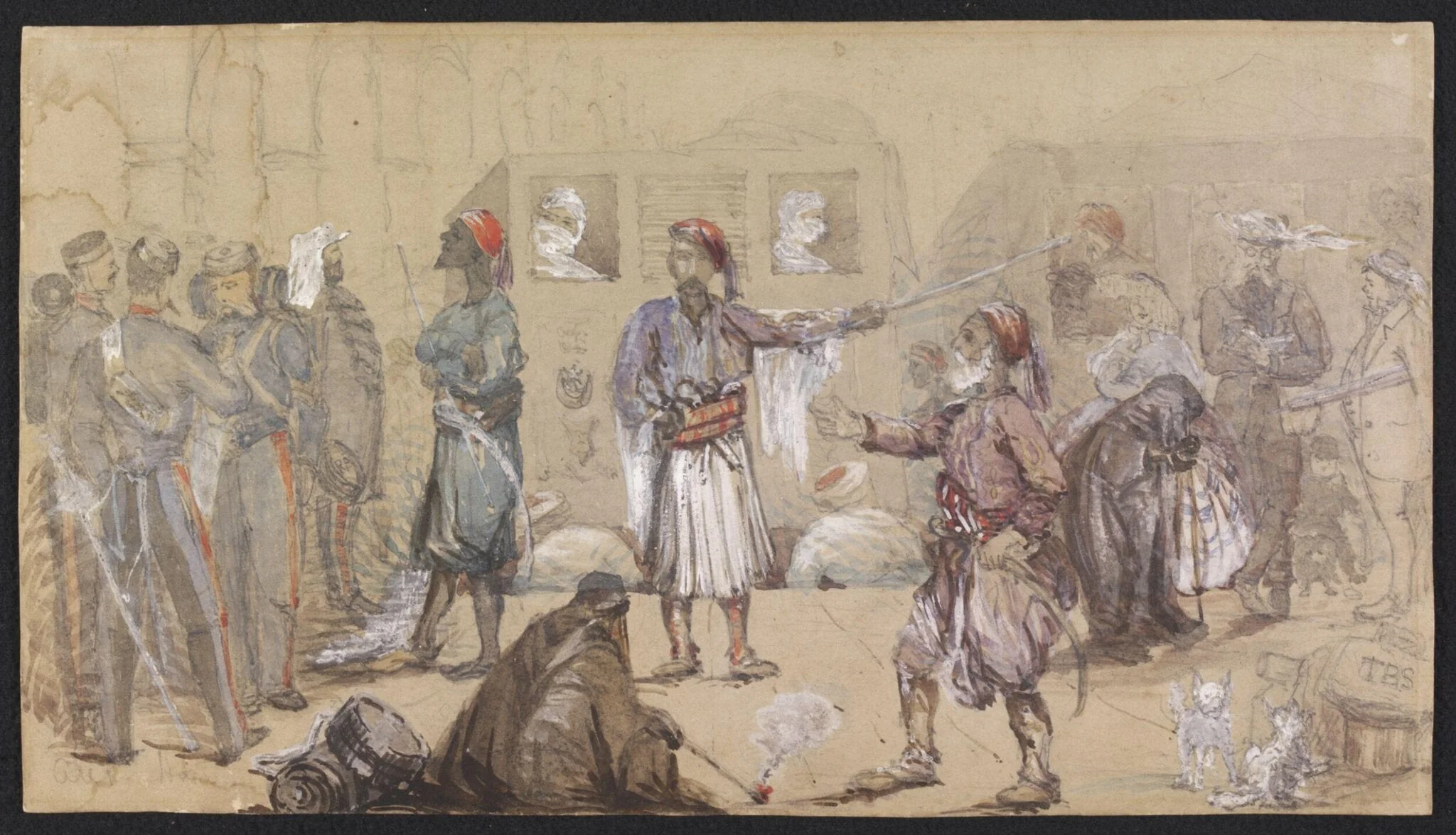 Railway Station, Alexandria, detail