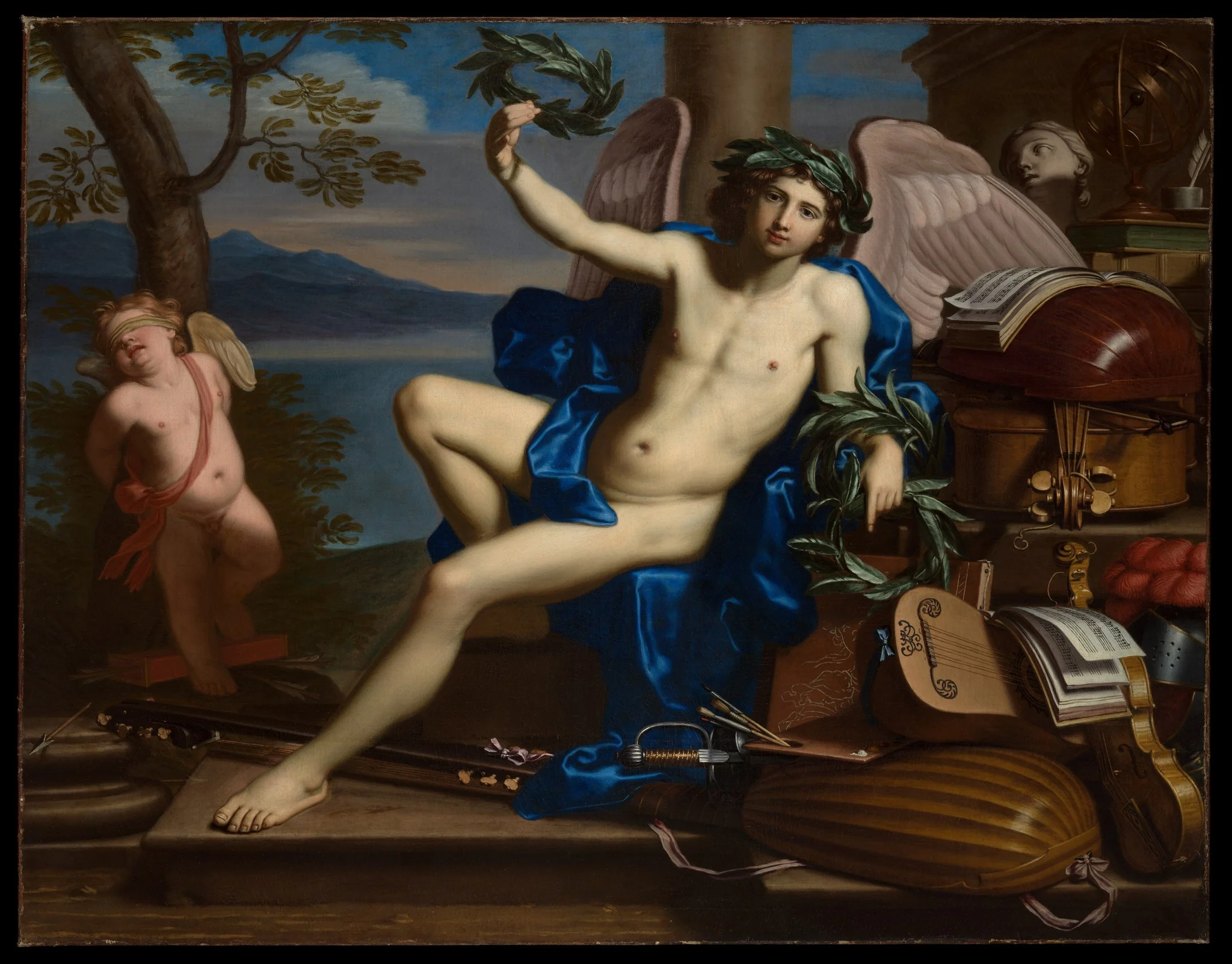 Allegory of Sacred and Profane Love, detail