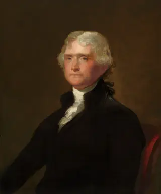 Thomas Jefferson, by George Peter Alexander Healy, oil, 1863