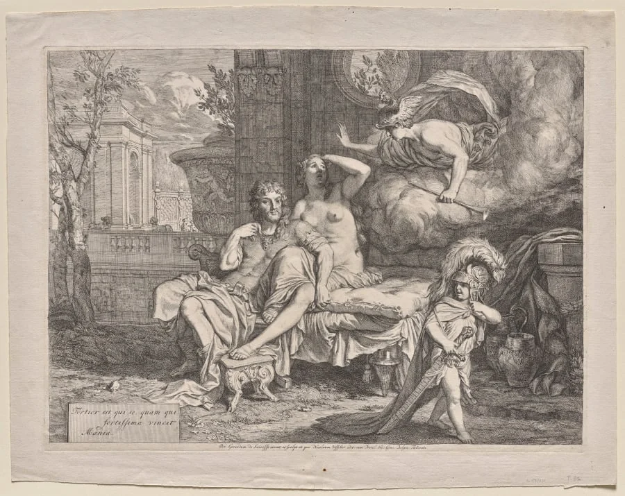 Mercury Orders Calypso to Allow Ulysses Depart, detail