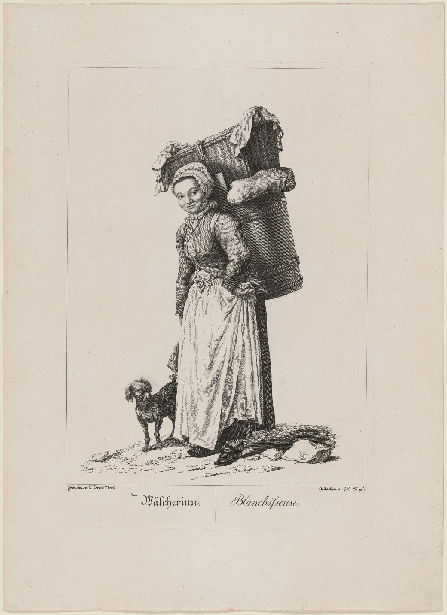 Wäscherinn (Laundress), detail