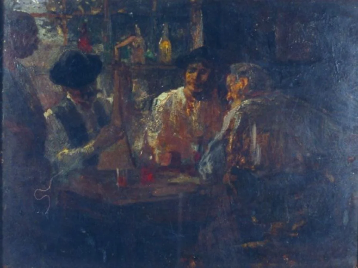 Țărani la masă, detail
