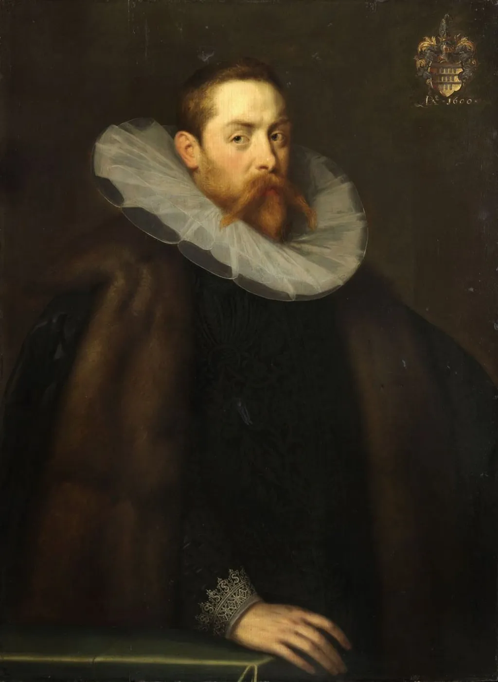Portrait of a Member of the Lyskirchen Family, by Geldorp Gortzius, oil, 1600