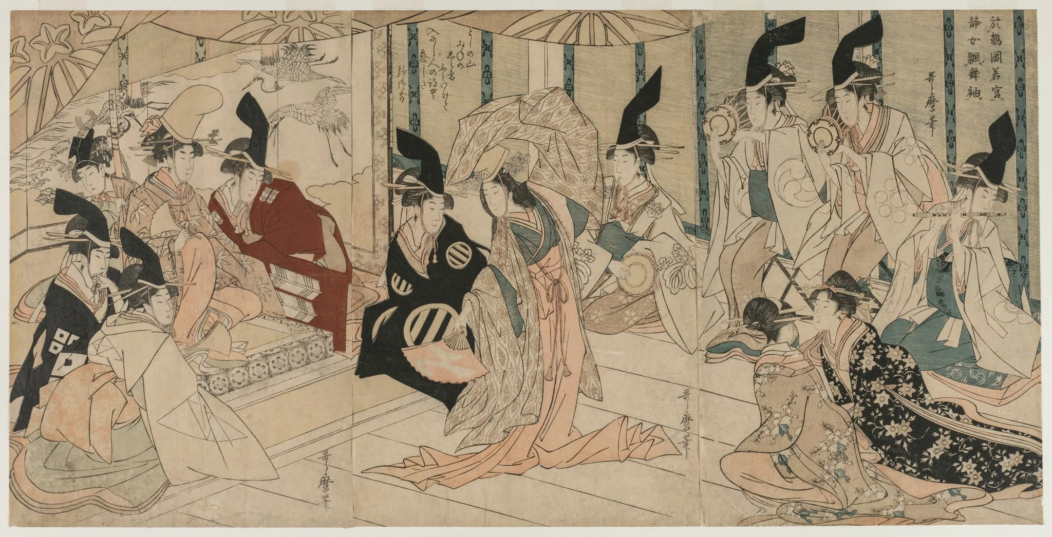 Scene Adapted from the play The Treasury of Loyal Retainers (Chushingura), detail