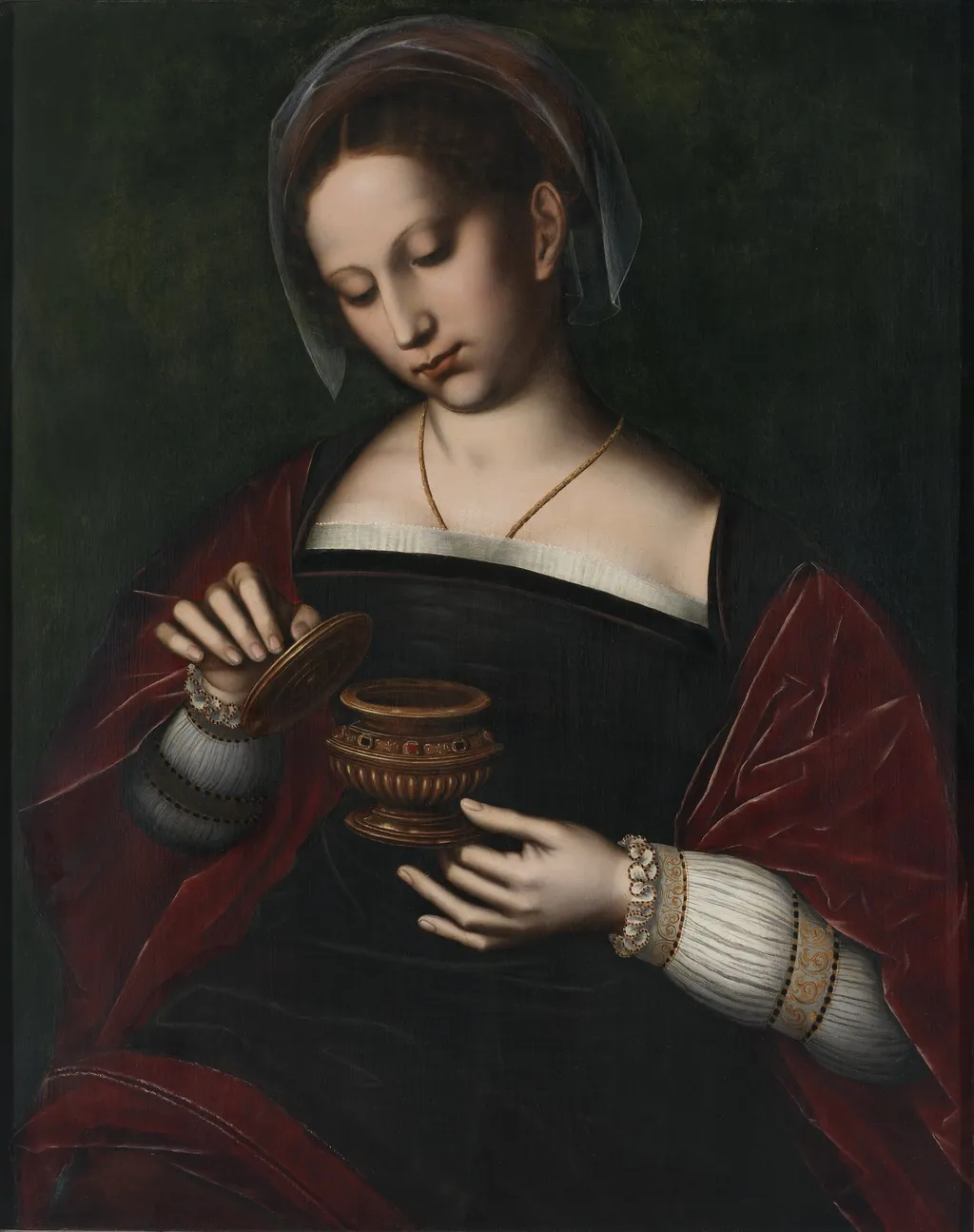 Saint Mary Magdalene, by Ambrosius Benson, oil, 1525