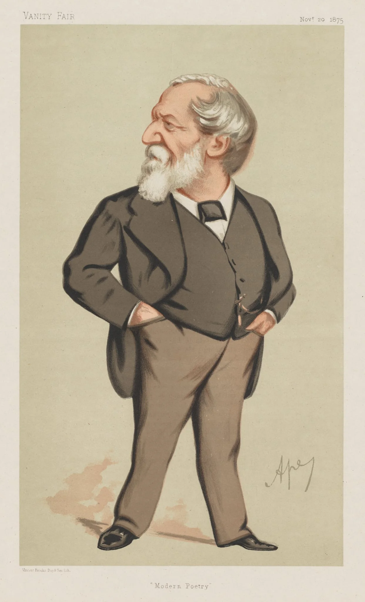 Vanity Fair: "Modern Poetry", detail