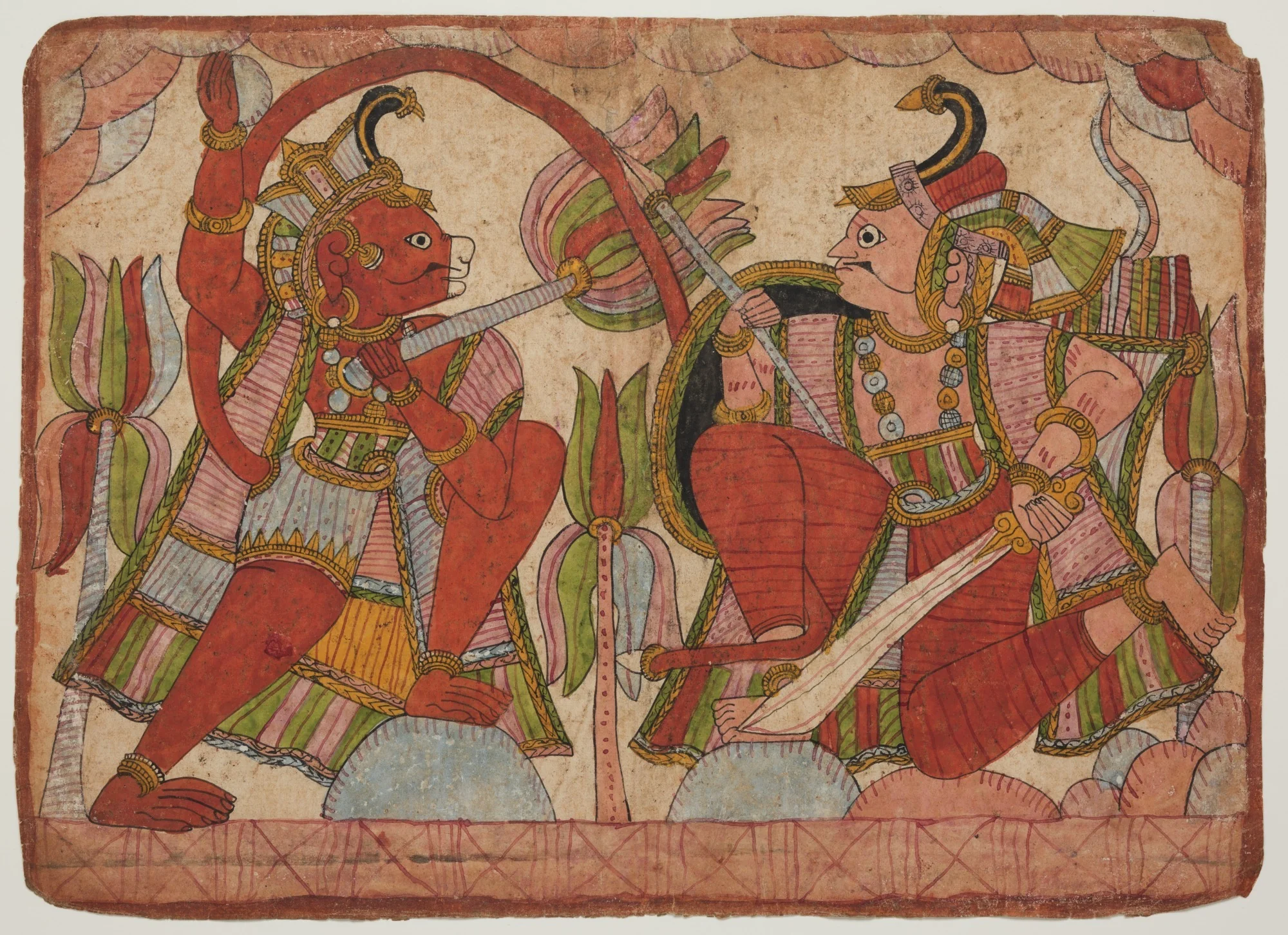 Scene from the Ramayana, detail