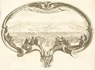 The Fan, by Jacques Callot, ink, 1619