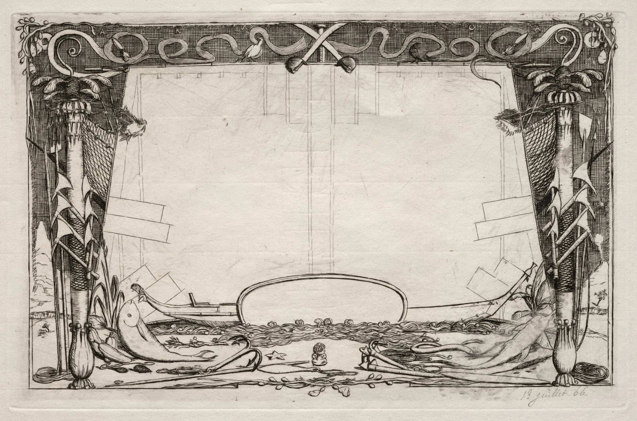 A Voyage to New Zealand (1842-1846): Cover, detail