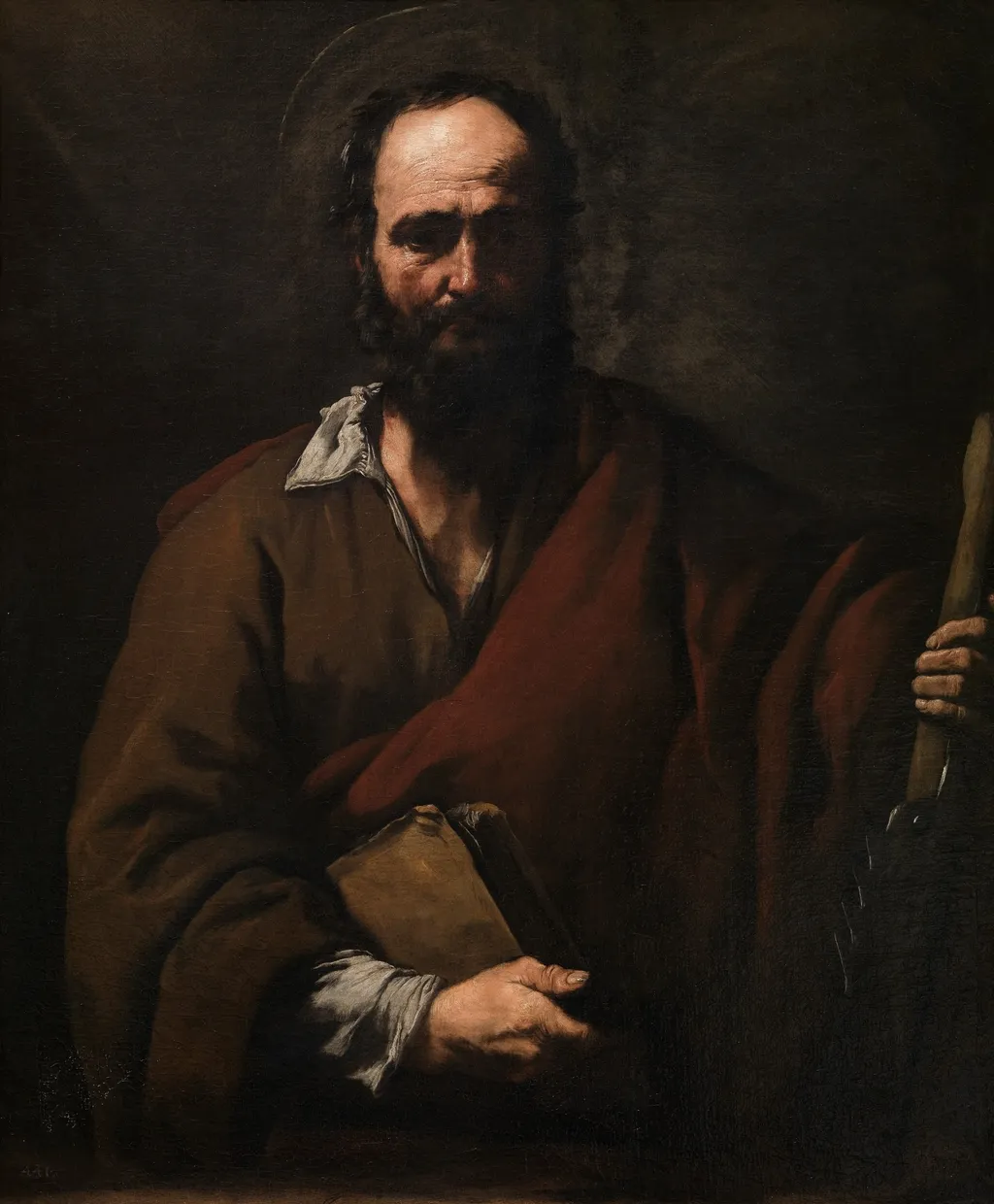 Saint Simon, by Jusepe de Ribera, oil, 1630