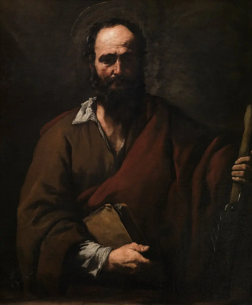 Saint Simon, by Jusepe de Ribera, oil, 1630