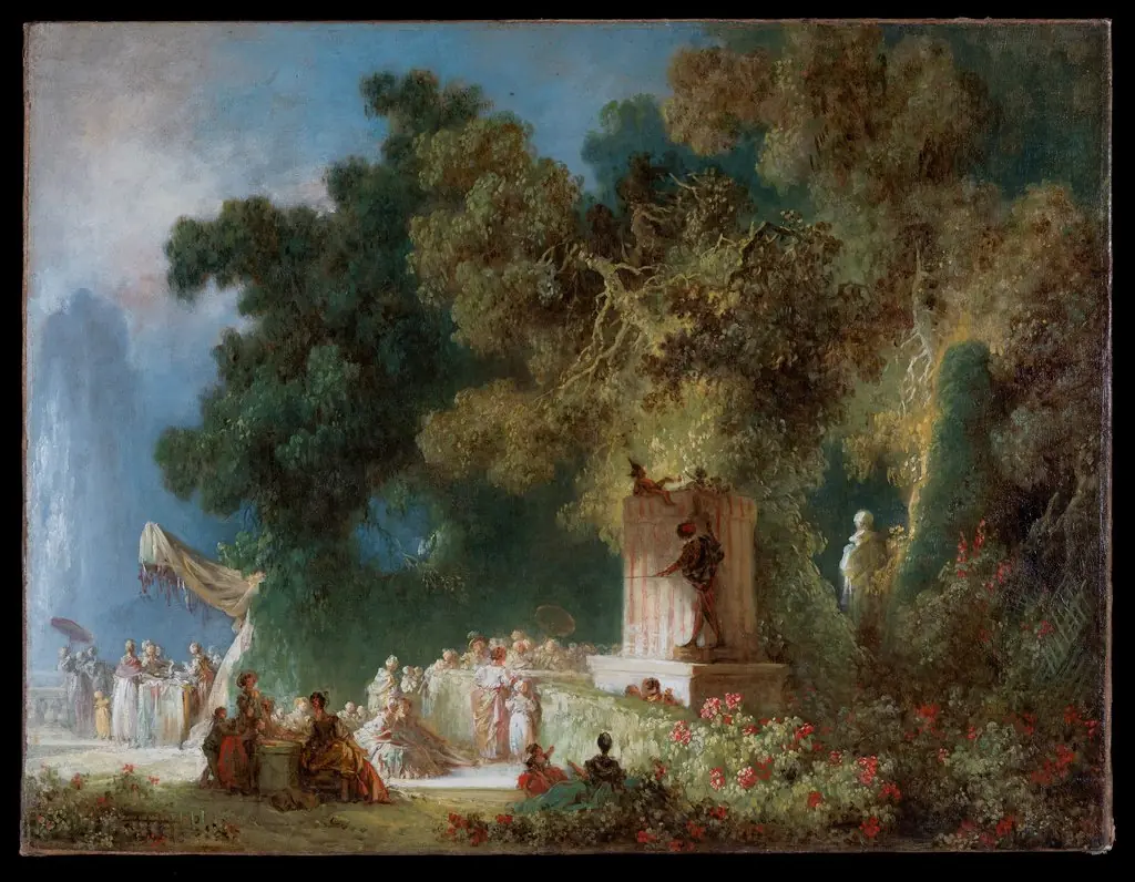 Les Marionnettes, by Jean Honoré Fragonard, oil, 1775