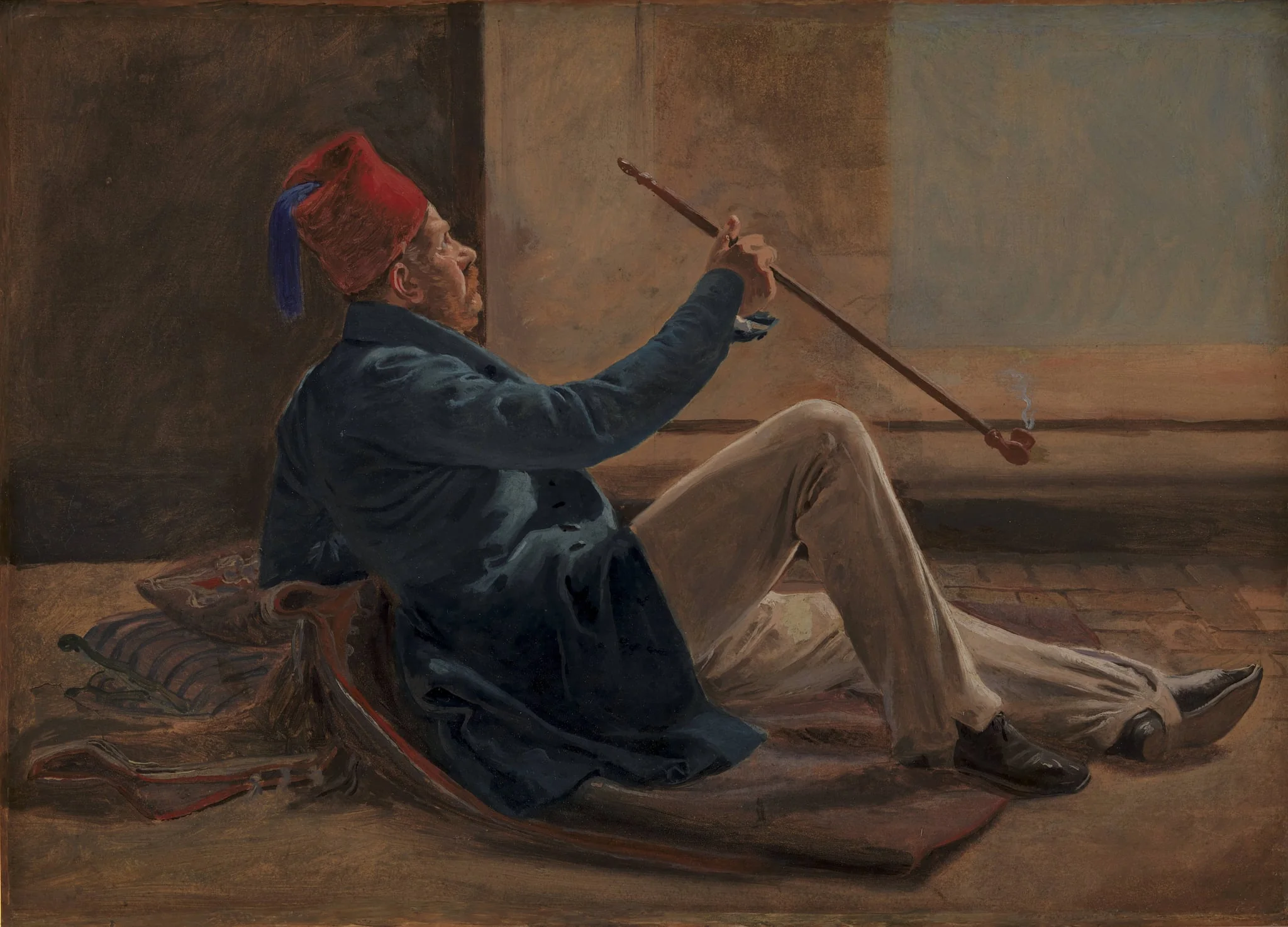 The Architect Gottlieb Bindesbøll, detail
