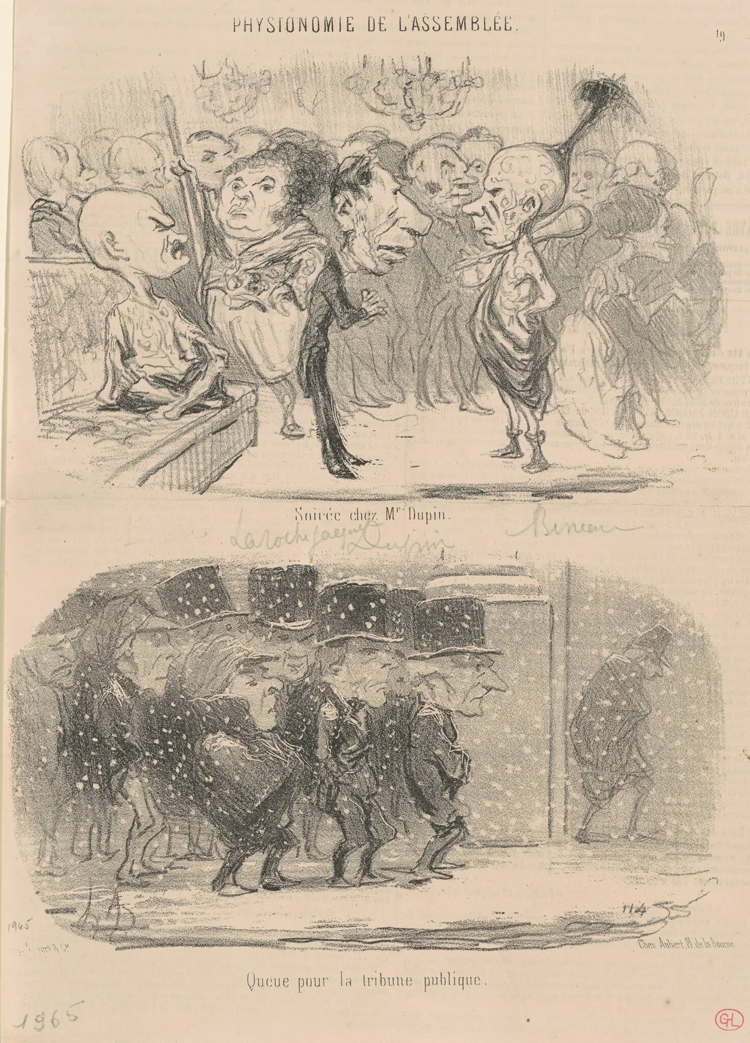 Soirée chez M. Dupin, detail