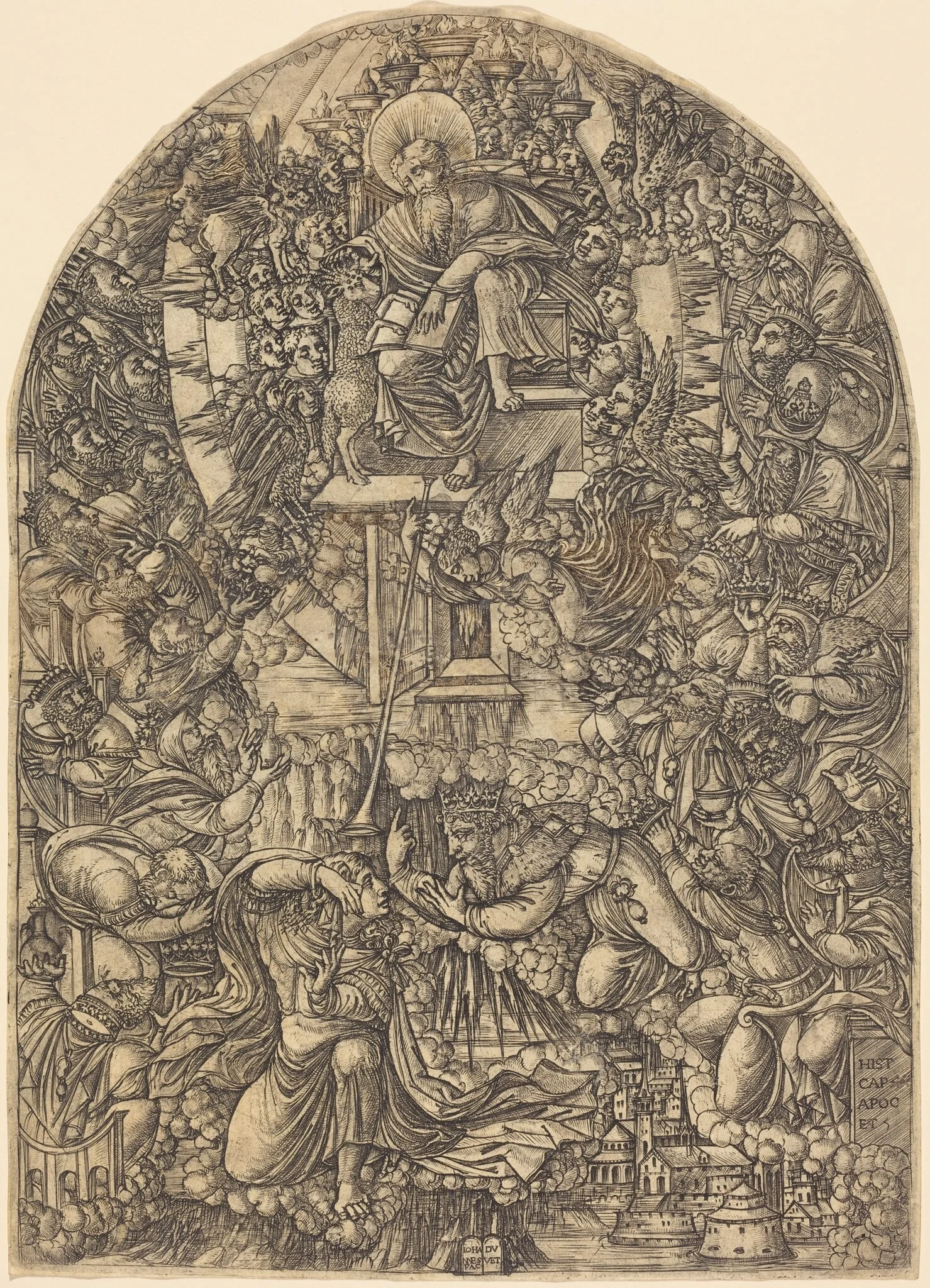 Saint John Summoned to Heaven, detail
