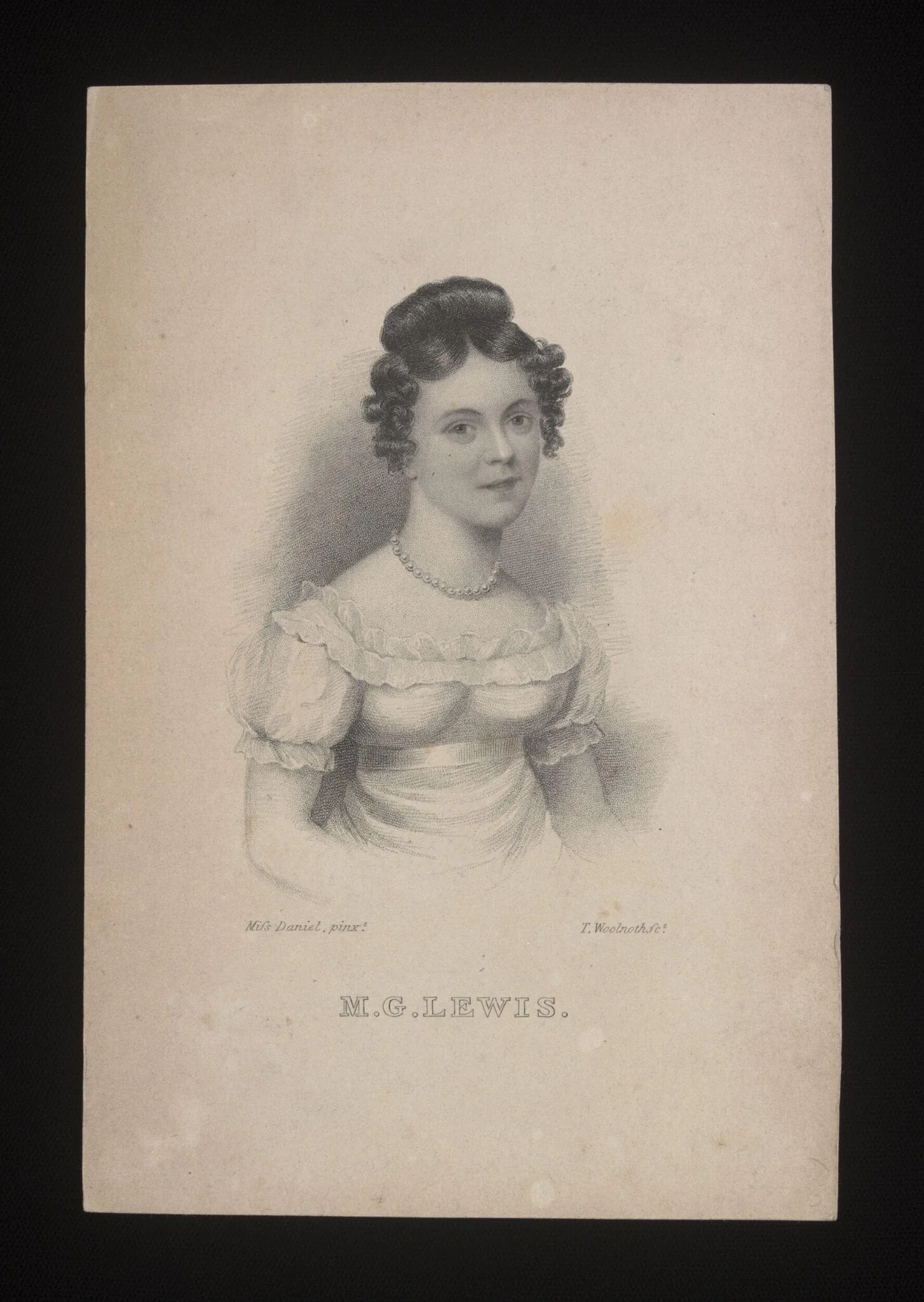 M. G. Lewis, detail