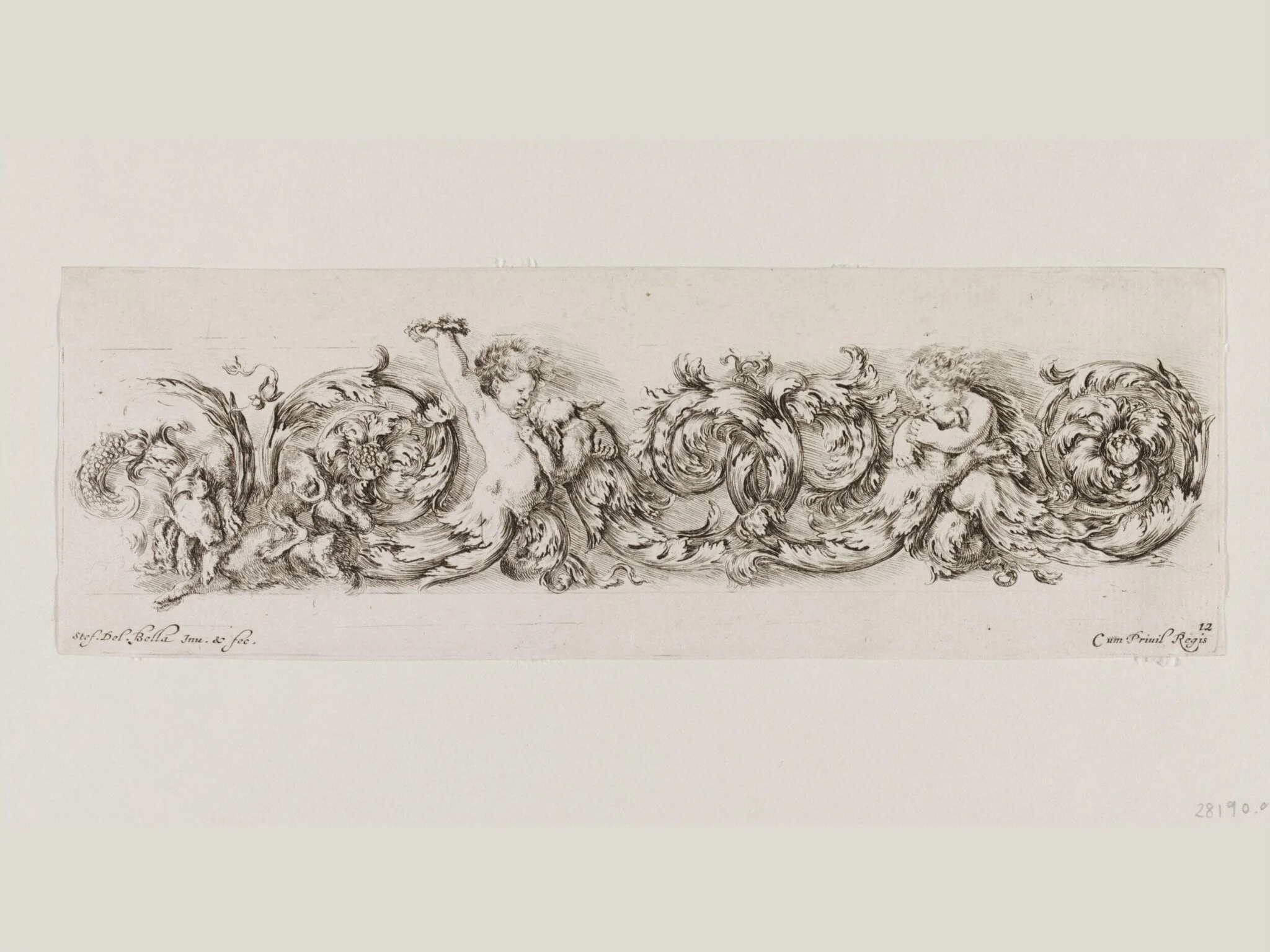 Ornament print, detail