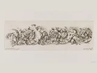Ornament print, by Stefano Della Bella, 1650