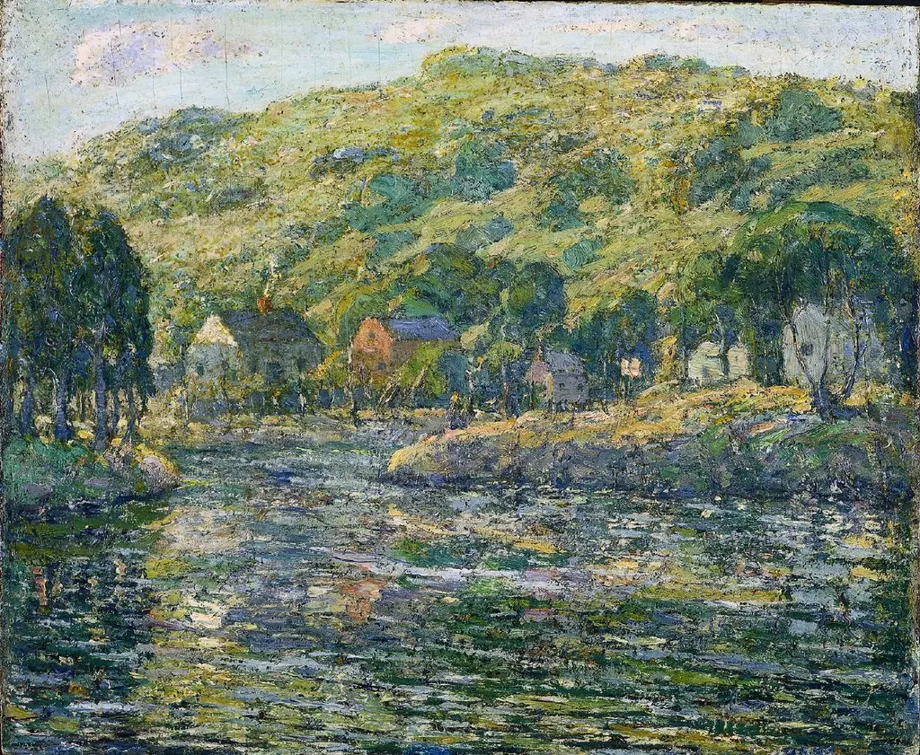 Early Spring, by Ernest Lawson, oil, 1918