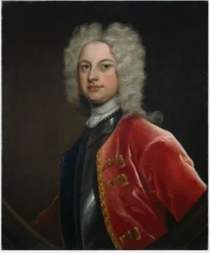 Portrait of General William Cosby (c.1690-1736), detail