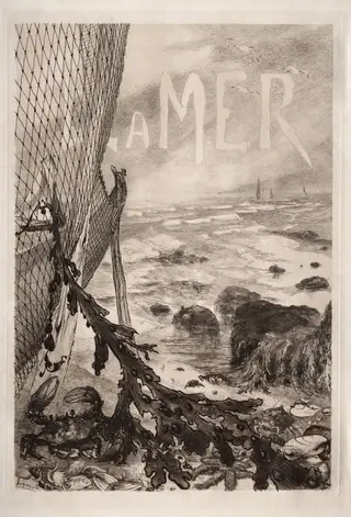 The Sea, by Félix Bracquemond, 1905
