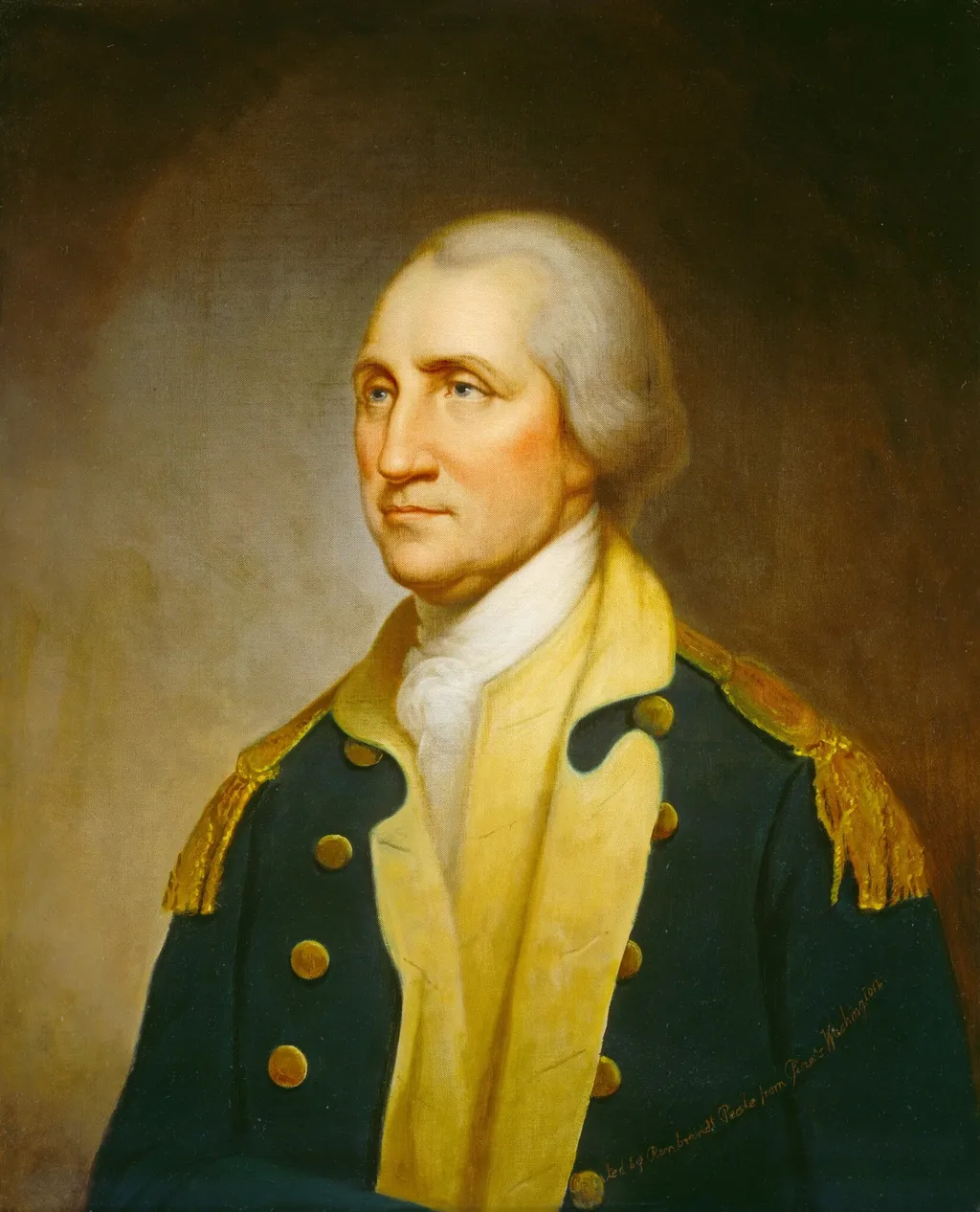 George Washington, by Rembrandt Peale, oil, 1859