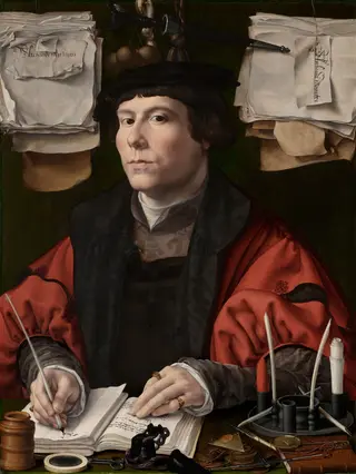 Portrait of a Man, possibly Jan Snoeck, by Jan Gossaert, oil, 1530