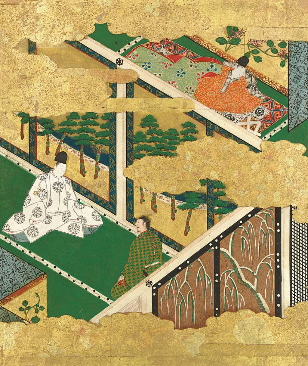 “The Oak Tree” (Kashiwagi), by Tosa Mitsuyoshi, unspecified, 1596