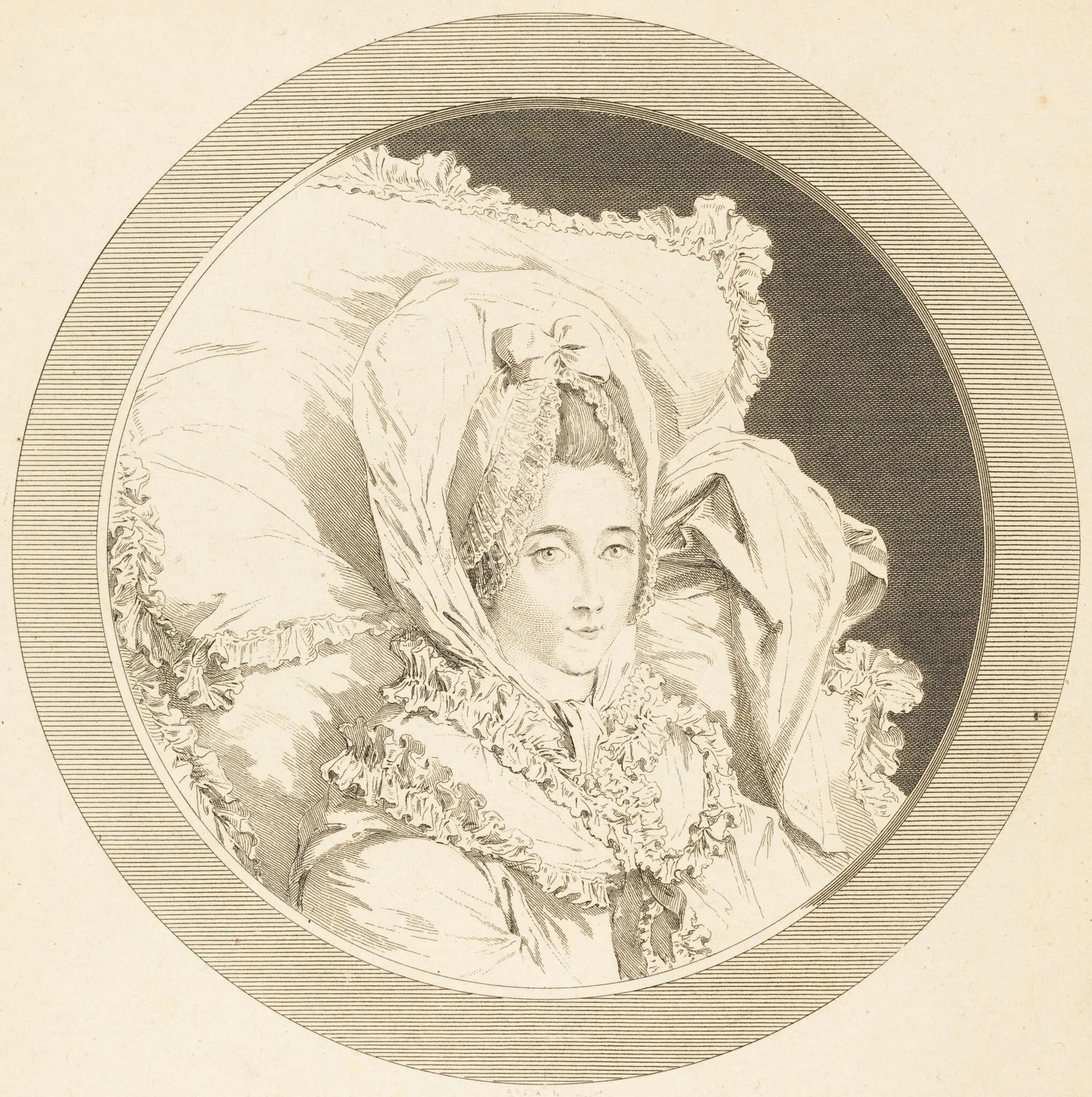 Derniere heure de la Baronne de Rebecque, detail