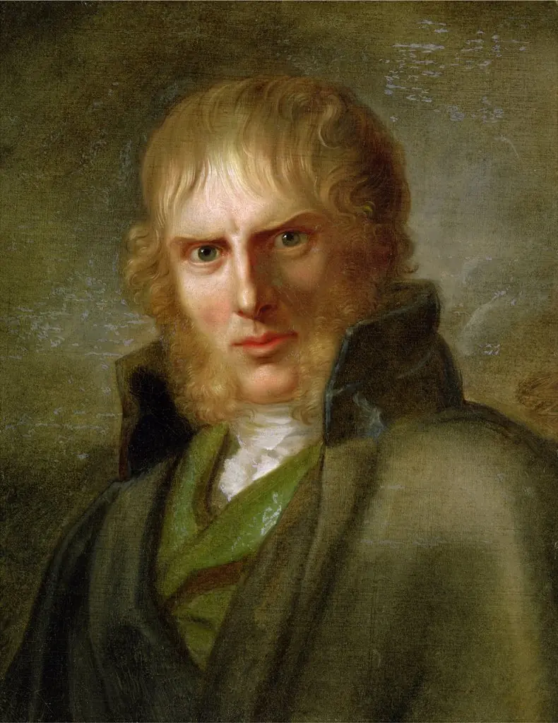 The Painter Caspar David Friedrich, by Gerhard von Kügelgen, oil, 1808