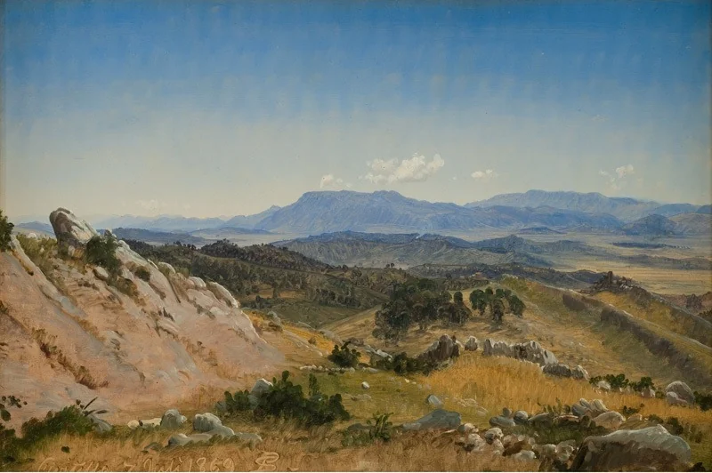 Rocky Hills near Civitella, detail