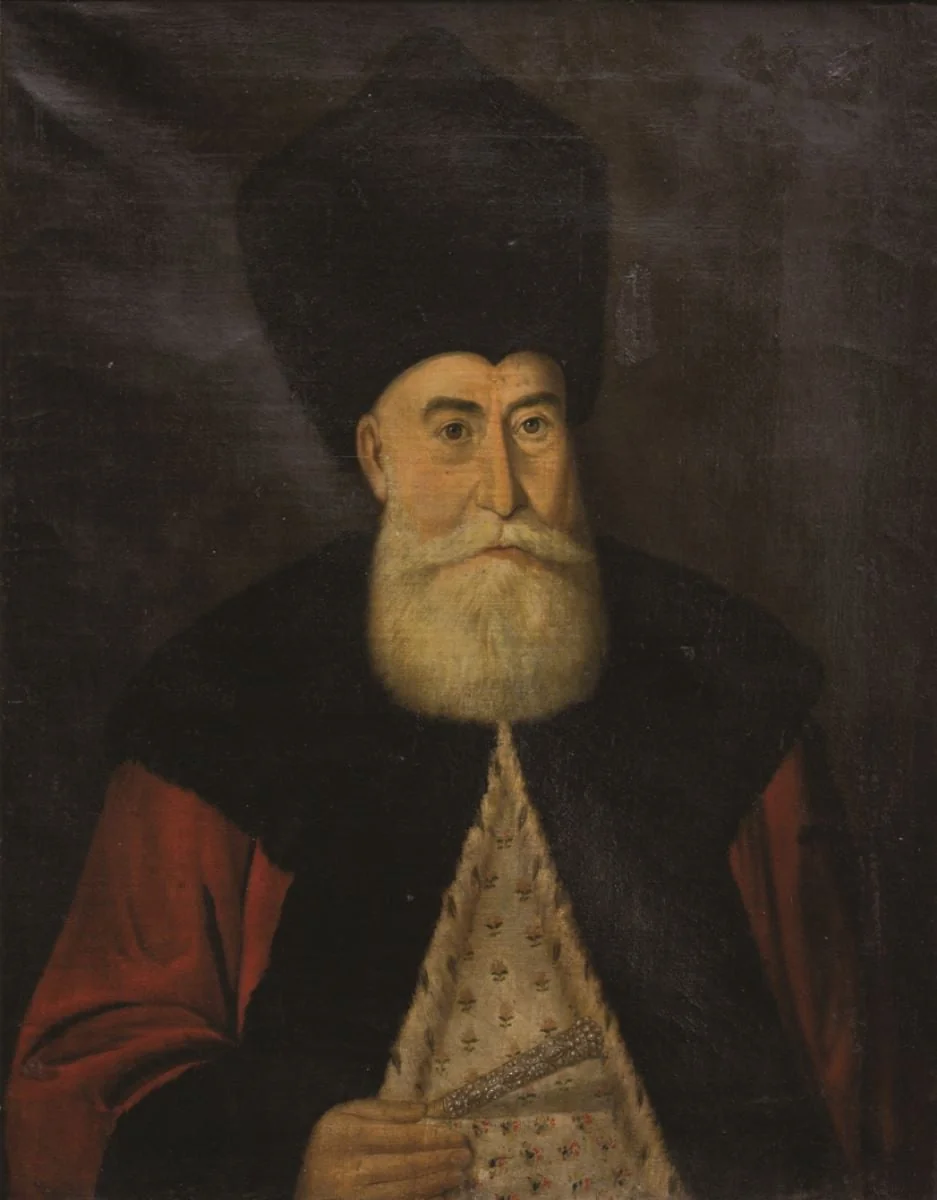 Portretul banului Dimitrie Ghica, detail