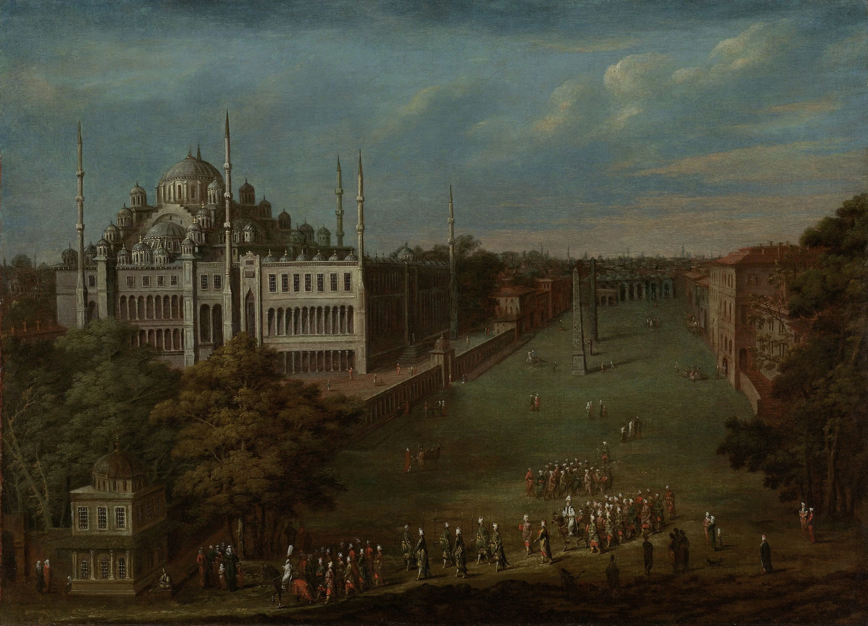 The Grand Vizier Crossing the Atmeydanı (Horse Square), detail