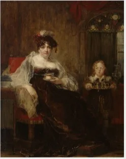 Maria Arabella, Marchioness of Lansdowne and her Page, detail