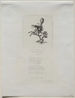 Little Prince Dito, by Charles Meryon, 1864