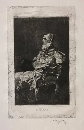 Diplomat, by Mariano Fortuny Marsal, 1868