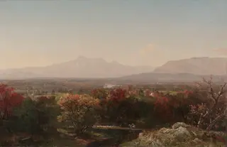 An October Day in the White Mountains, by John Frederick Kensett, oil, 1854