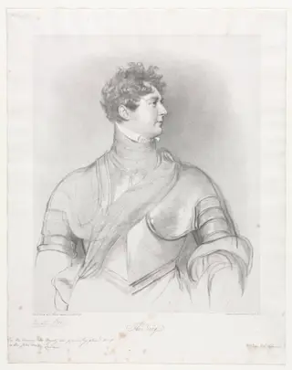 The King, George IV of Great Britain, by Richard James Lane, 1846