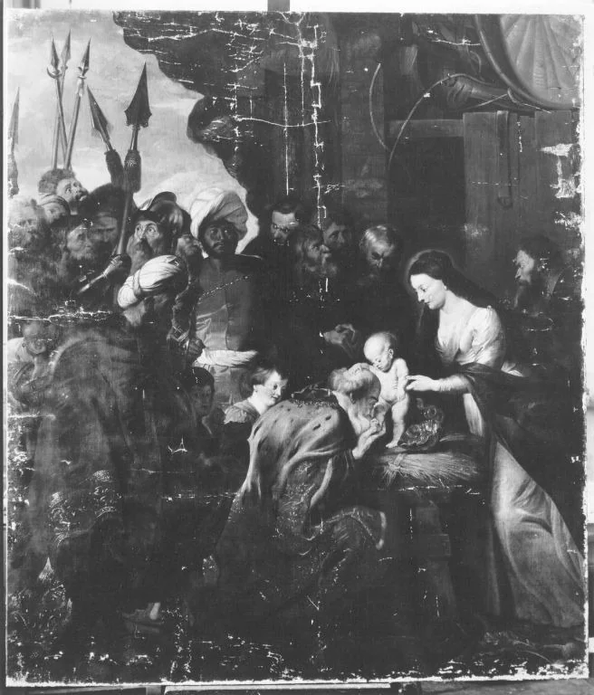 Adoration of the Magi, detail