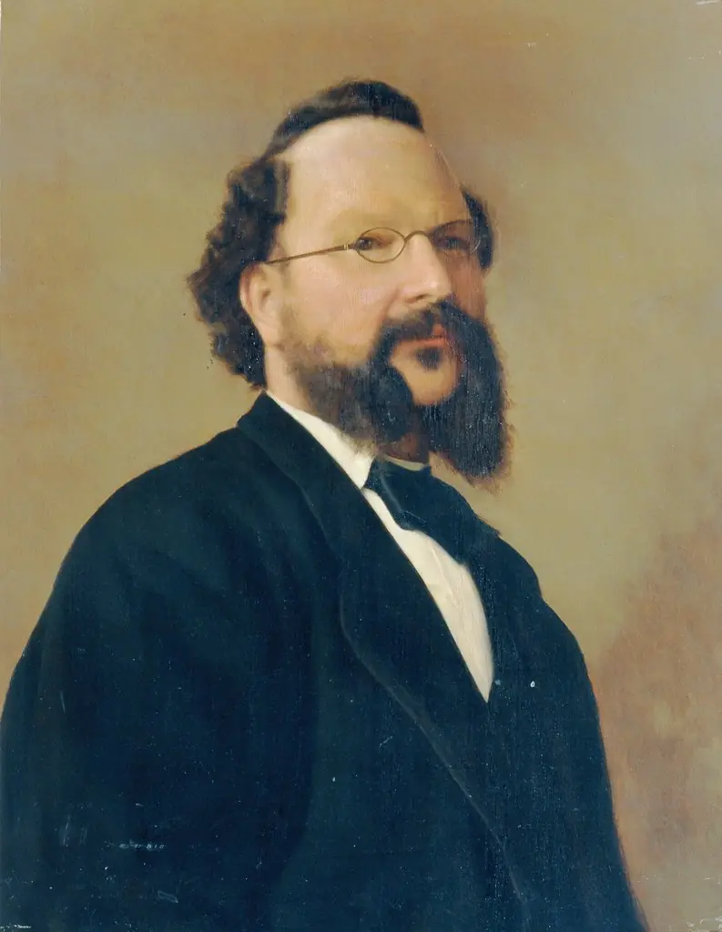Der Maler Peter Johann Nepomuk Geiger, by Amadeus Szekulics, oil, 1896