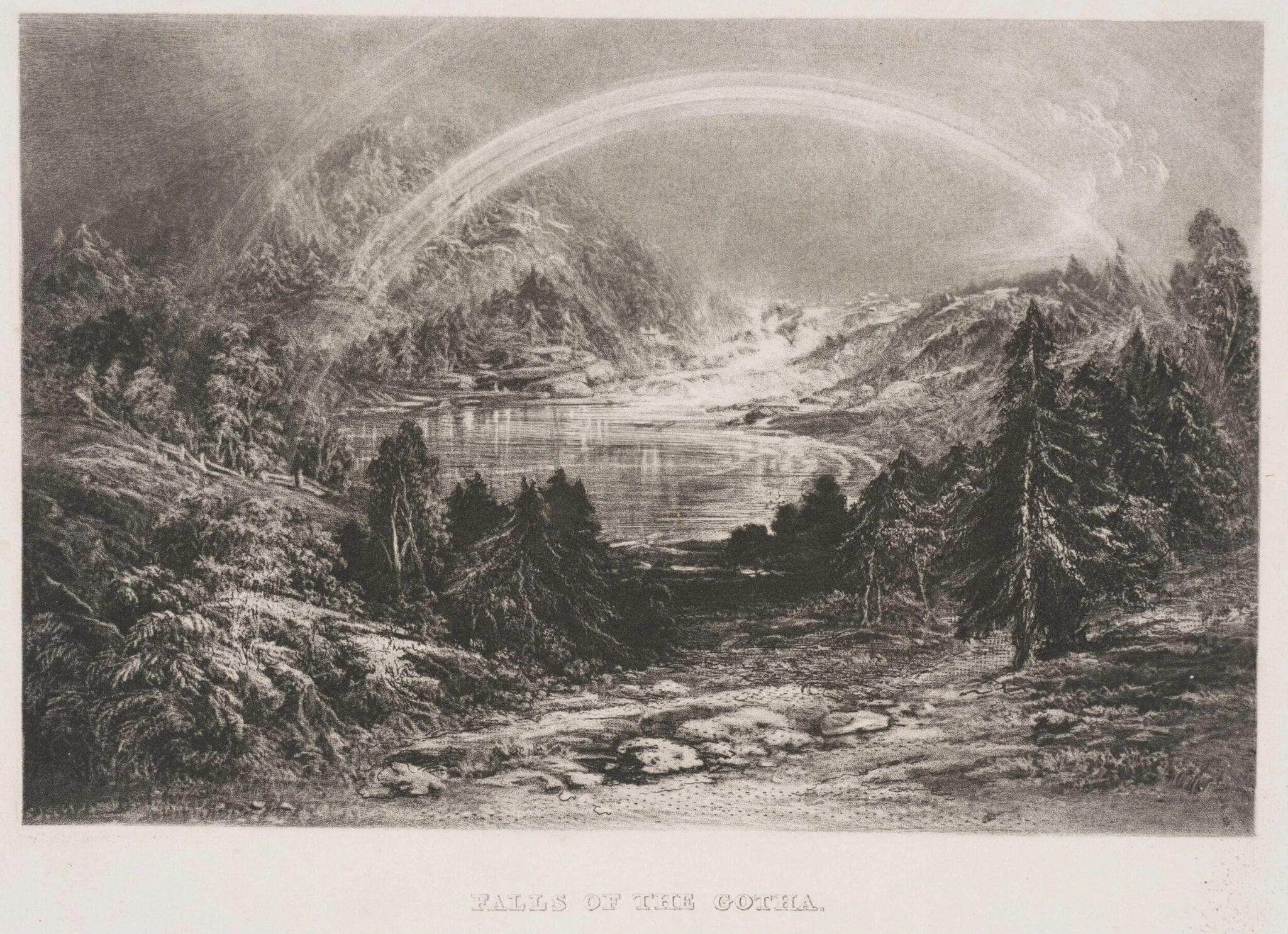 Falls of Gotha, detail