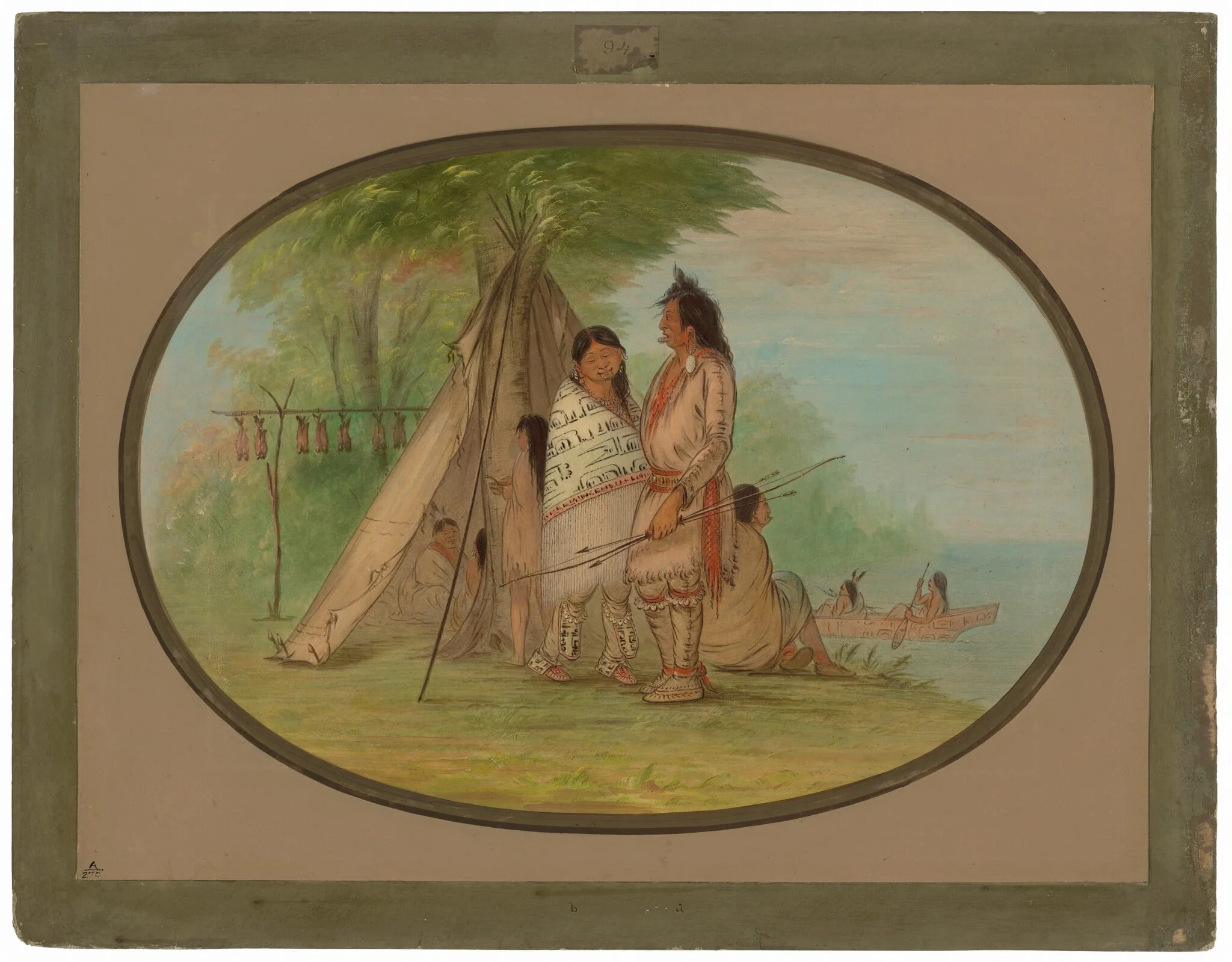 Nayas Indians, detail