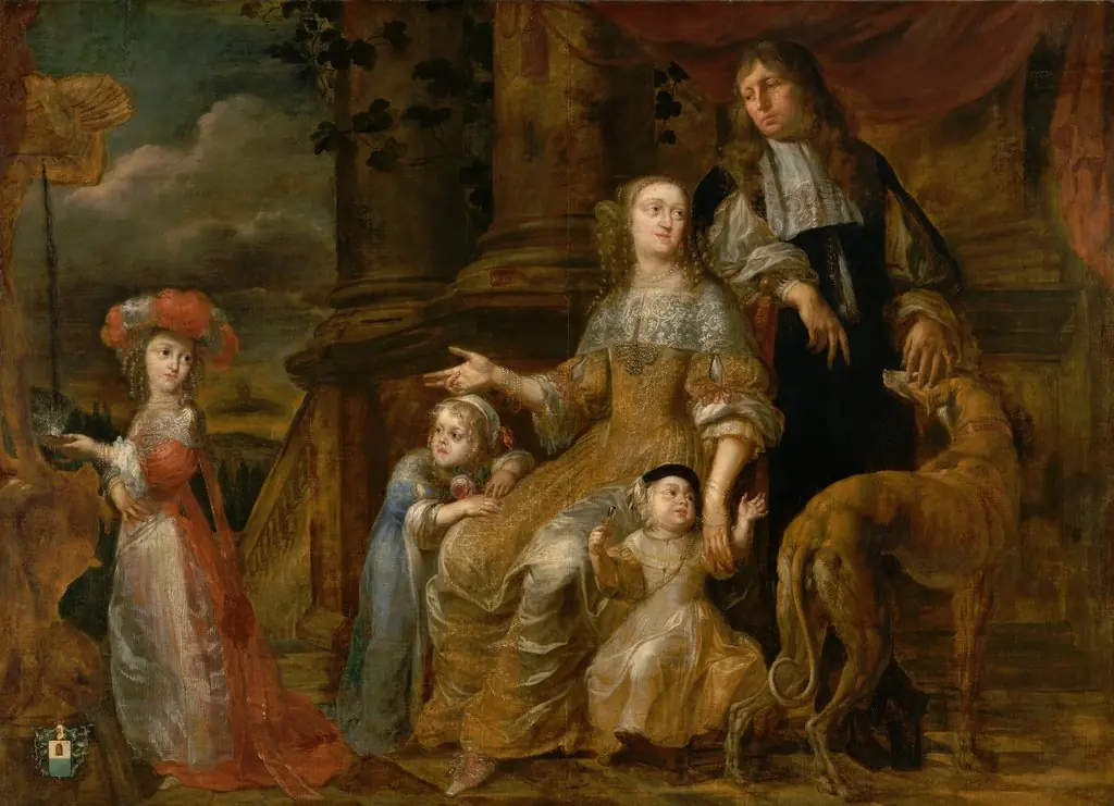 Portrait of the Family de Bie, by Theodoor Boeyermans, oil, 1670